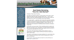 Desktop Screenshot of marketingrealestatemadeeasy.com